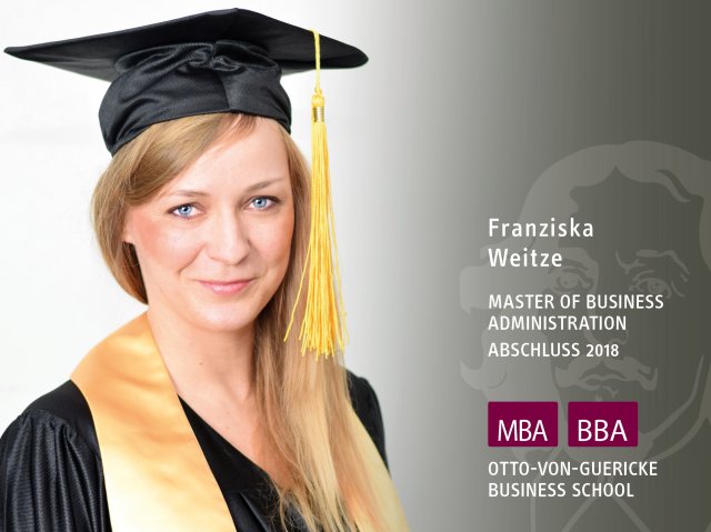 Franziska Weitze (BBA/MBA-Abschluss 2018)